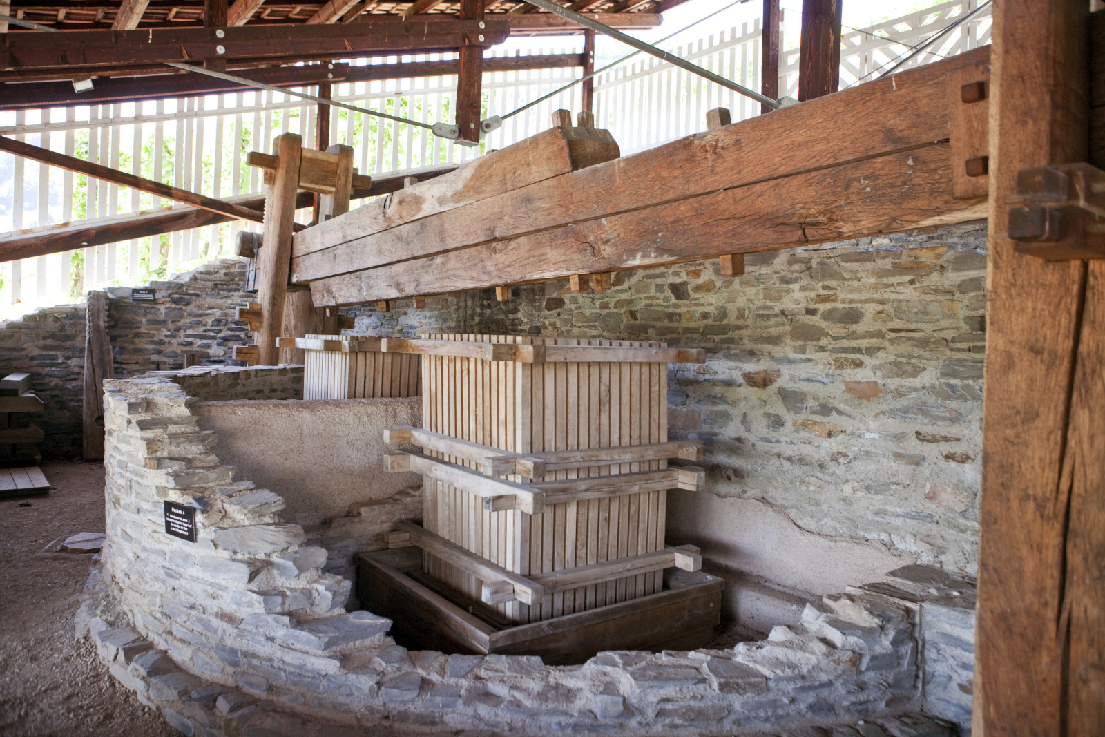 Roman wine press in Piesport